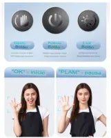 Gimbal Suporte Celular Gira 360 Reconhecimento Facial Tiktok
