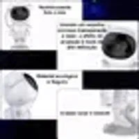 Projetor De Luz Noturna Galáxia Nebulosa Astronauta