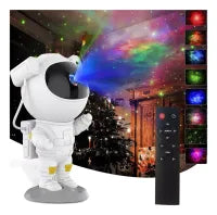 Projetor De Luz Noturna Galáxia Nebulosa Astronauta